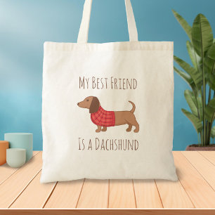 Bolsa Tote Os cães são o meu cachorro de Pessoas favorito