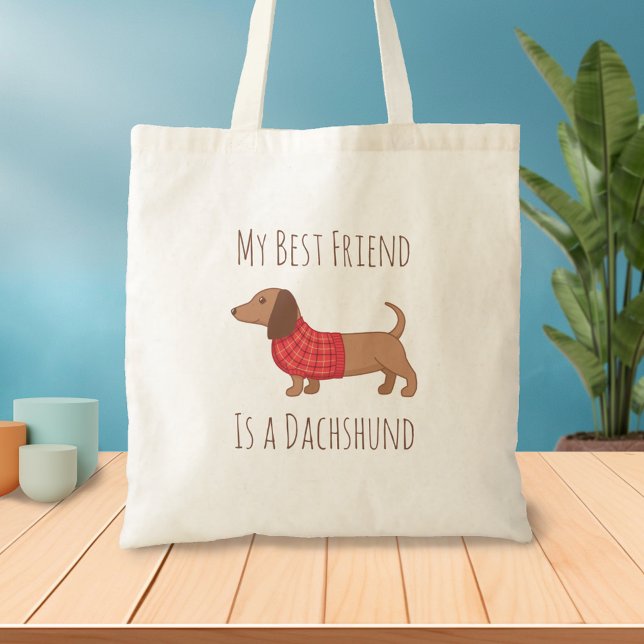Bolsa Tote Os cães são o meu cão de solteiro favorito do Dach (Criador carregado)