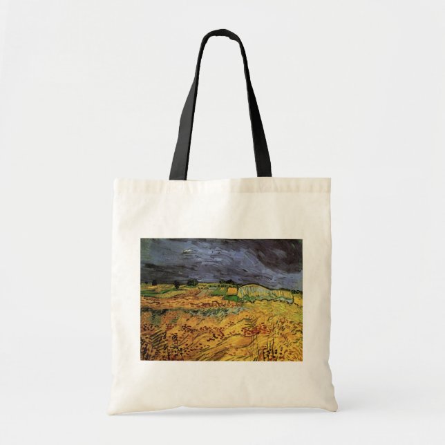 Bolsa Tote Os Campos de Vincent van Gogh (Frente)