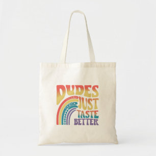 Bolsa Tote Os Caras São Muito Mais Gostosos Arco-Íris Orgulho