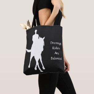 Bolsa Tote Os Cavaleiros De Dressage São Escuros Equilibrados