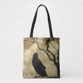 Bolsa Tote Os Corvos Estão Comigo