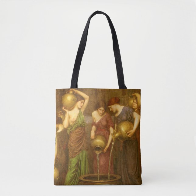 Bolsa Tote Os Danaides de John William Waterhouse (Frente)