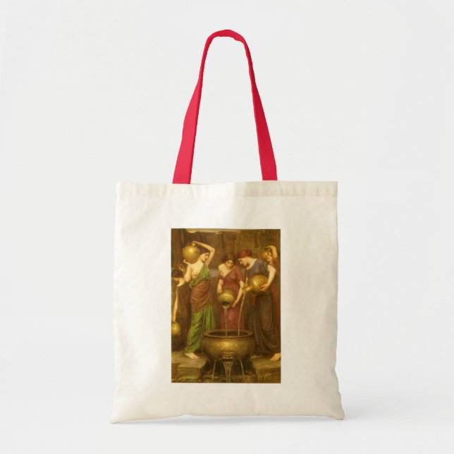 Bolsa Tote Os Danaides de John William Waterhouse (Frente)