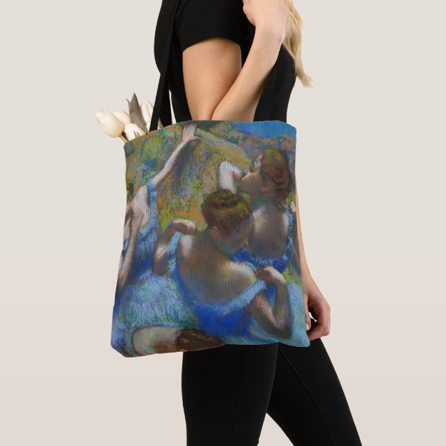 Bolsa Tote Os Dançarinos Azuis, Degas Art (Close Up)
