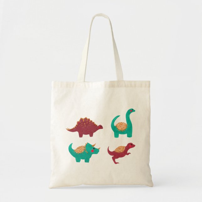 Bolsa Tote Os dinossauros (Frente)