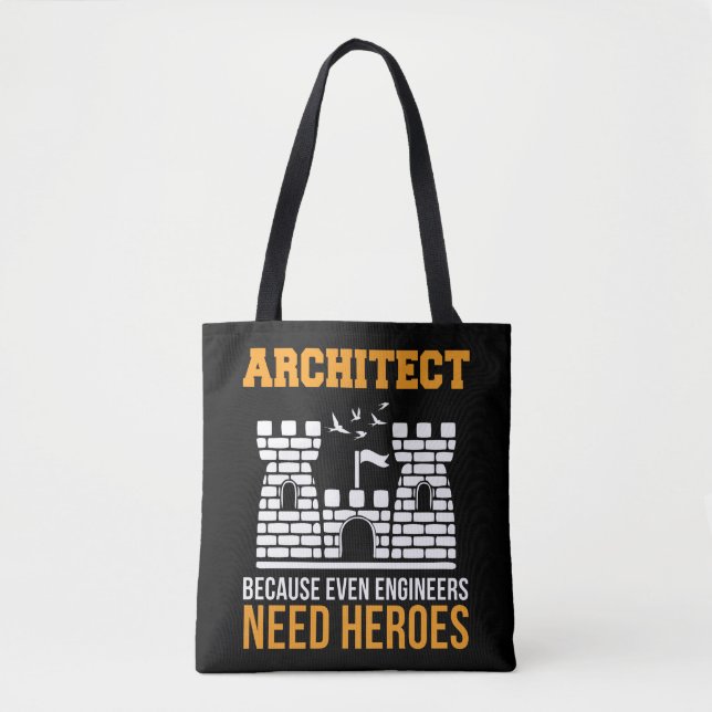 Bolsa Tote Os Engenheiros Arquitetos Precisam De Arquitetura  (Frente)