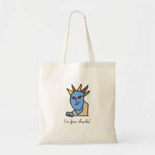 Bolsa Tote Os ESQUISITOS engraçados irritaram desenhos