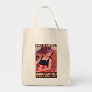Bolsa Tote Os Estados Unidos do promocional de AmericaWar II