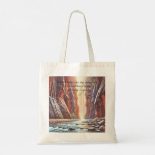 Bolsa Tote Os estreitos / Zion National Park & Quote