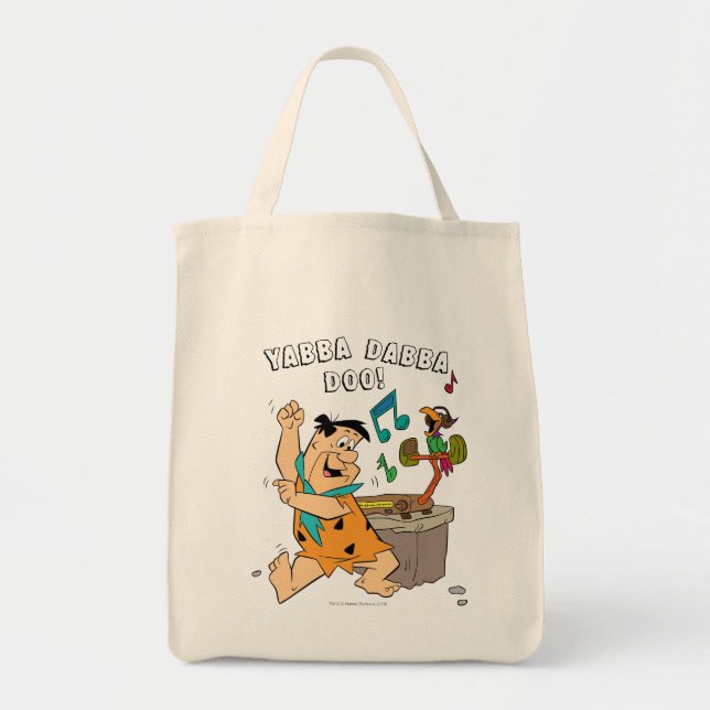 Bolsa Tote Os Flintstones | Fred Flintstone Dancing (Frente)