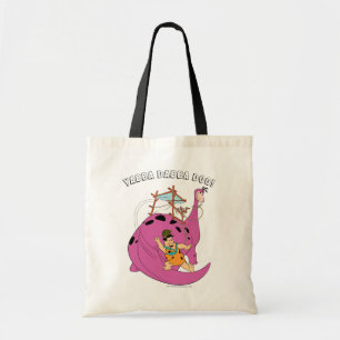 Bolsa Tote Os Flintstones Fred que desliza abaixo da cauda