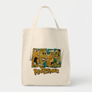 Bolsa Tote Os Flintstones   Painéis de Caracteres Comic Retr
