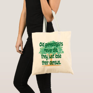 Bolsa Tote Os Genealogists idosos apenas perdem seu