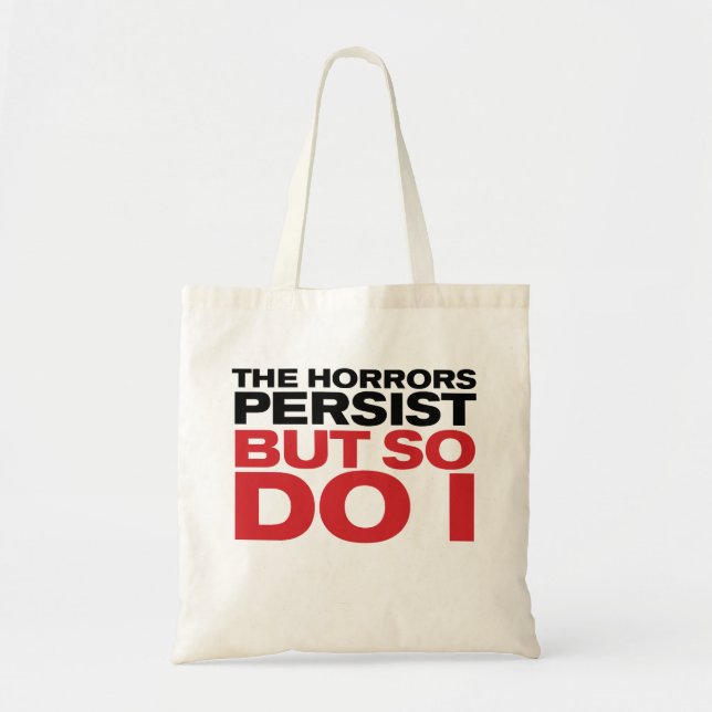 Bolsa Tote "Os Horrores Persistem" (Frente)