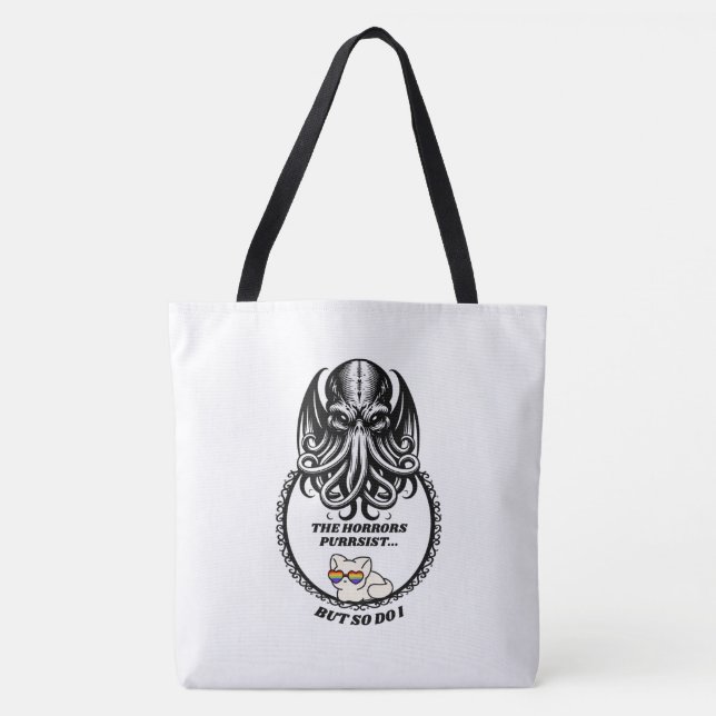 Bolsa Tote Os Horrors PURRsist (Frente)
