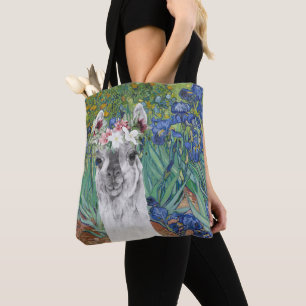 Bolsa Tote Os irlandeses de Van Gogh e o Rico Llama