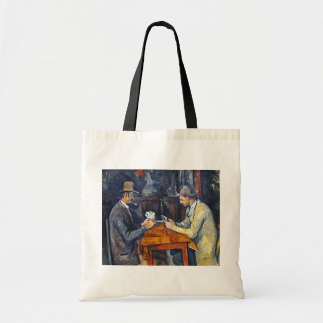 Bolsa Tote Os Jogadores De Cartão, Cezanne (Frente)