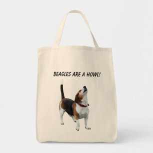 Bolsa Tote Os lebreiros são um cão bonito do uivo