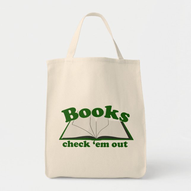 Bolsa Tote Os Livros Dão Saída (Frente)