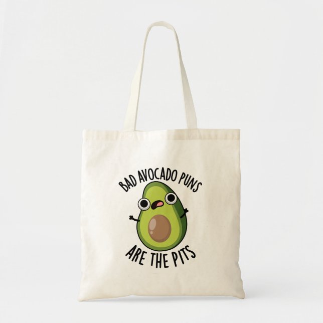 Bolsa Tote Os Maus Avocado São Os Peitos Engraçados E Frutas (Frente)