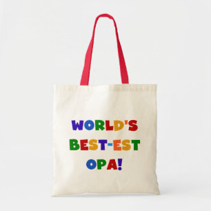 Bolsa Tote Os melhores presentes de cores brilhantes de Opa d