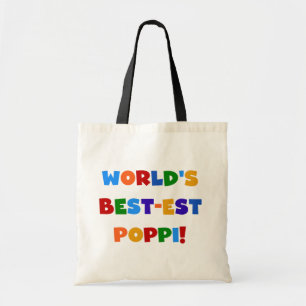 Bolsa Tote Os melhores presentes de cores brilhantes do Papa 