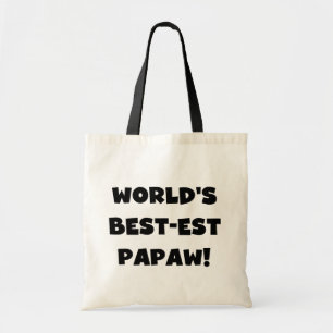 Bolsa Tote Os melhores presentes do mundo em texto negro