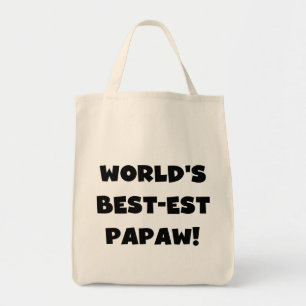 Bolsa Tote Os melhores presentes do mundo em texto negro