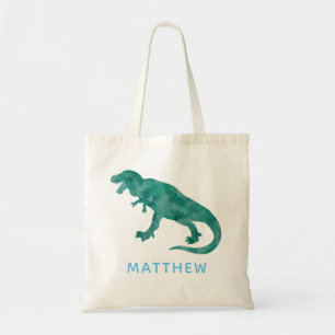 Bolsa Tote Os miúdos personalizaram o dinossauro T-Rex da