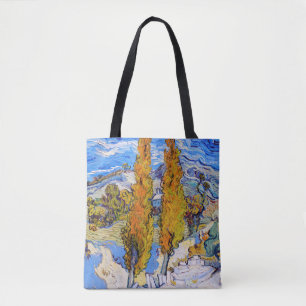 Bolsa Tote Os Poplars em Santo-Rémy, Van Gogh