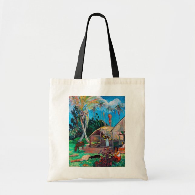 Bolsa Tote Os Porcos Negros, Gauguin (Frente)