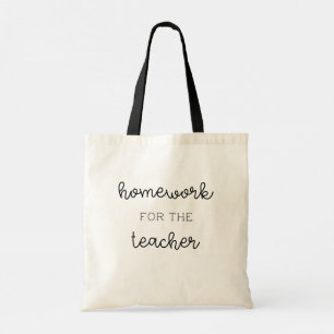 Bolsa Tote Os professores também têm trabalho de casa! Melhor