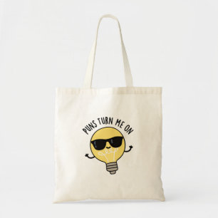 Bolsa Tote Os Puns Ligam-Me À Lâmpada Clara