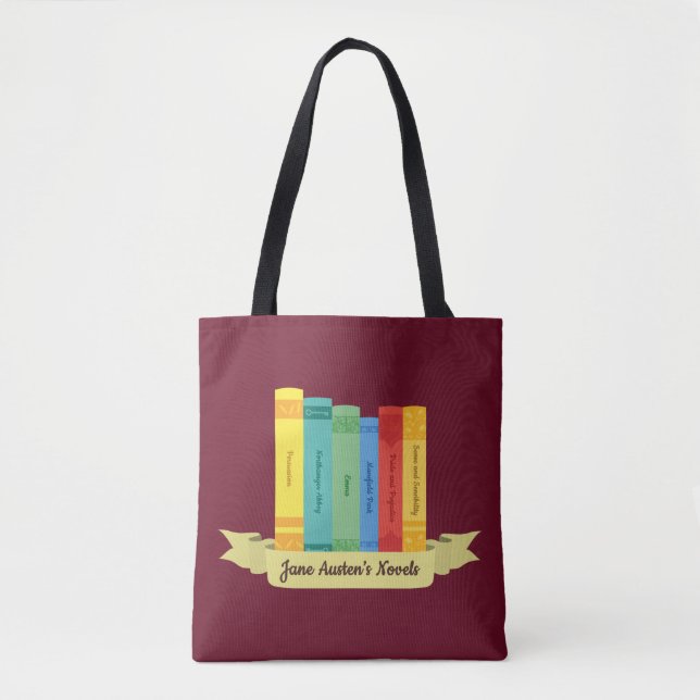 Bolsa Tote Os romances de Jane Austen III (Frente)