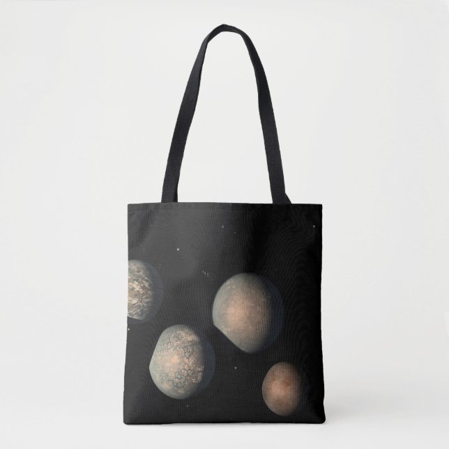 Bolsa Tote Os Sete Planetas Terrestres De Trapist-1 (Frente)