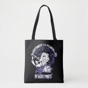 Bolsa Tote Os titã adolescentes vão!   Starfire & Sr. Sassy