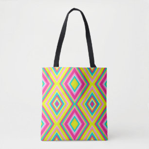 Bolsa Tote Os triângulos geométricos modernos sem costura t