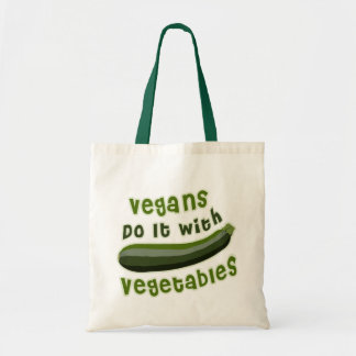 Bolsa Tote Os Vegans fazem-no com vegetais