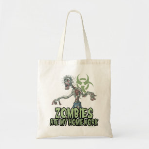 Bolsa Tote Os zombis comeram meus trabalhos de casa