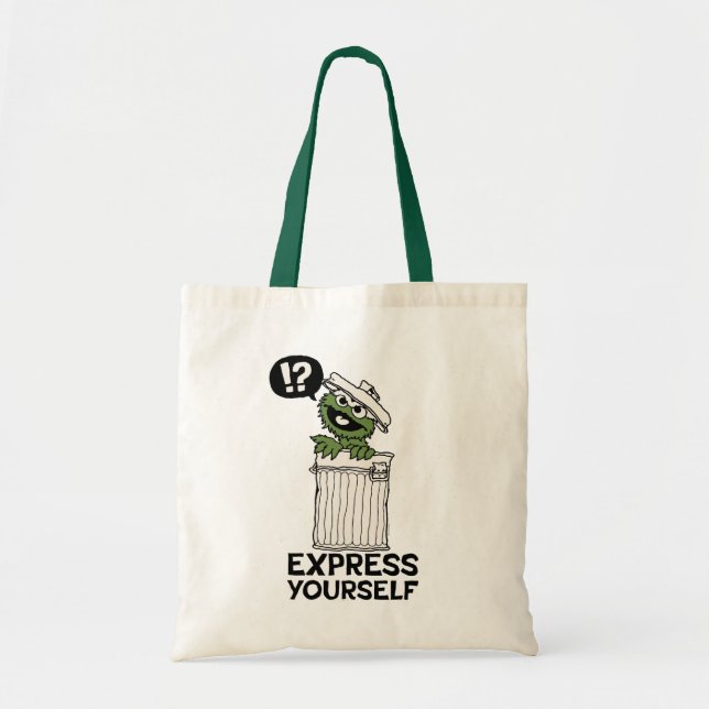 Bolsa Tote Oscar, o Grouch Expresse-se (Frente)