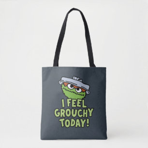 Bolsa Tote Oscar, o Grouch Sinto-Me Agitada Hoje!