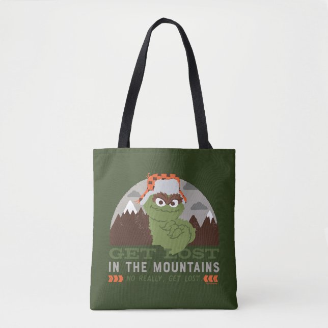 Bolsa Tote Oscar The Grouch | Excelente ao ar livre (Frente)