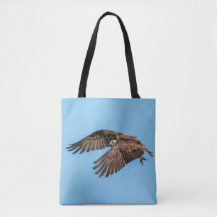Bolsa Tote Osprey em voo no Parque Estadual da Ilha de Honeym