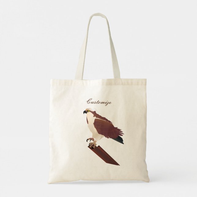 Bolsa Tote Osprey Hawk Raptor Thunder_Cove (Verso)
