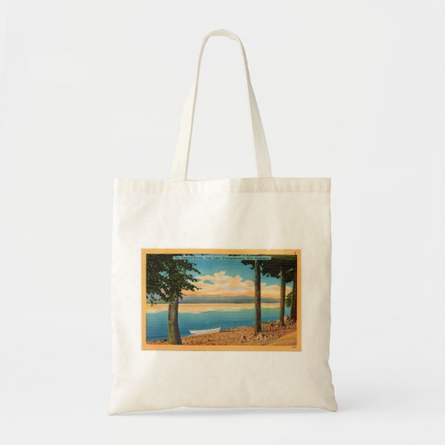 Bolsa Tote Ossipee Range do lago Winnipesaukee (Frente)