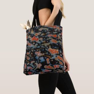 Bolsa Tote Osso de Dinossauro Petrificado Colorido
