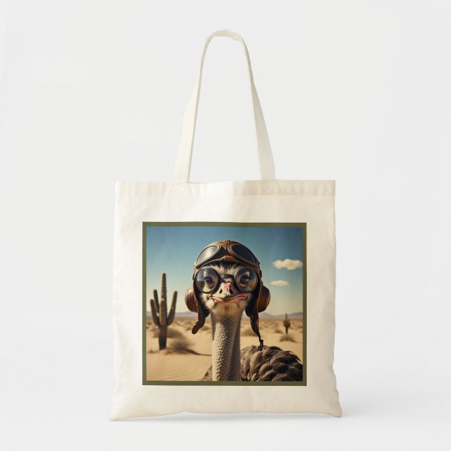 BOLSA TOTE "OSTRICH AVIATOR" (Frente)