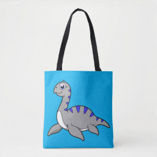 Bolsa Tote Ótima Ilustração De Um Monstro De Loch Ness.