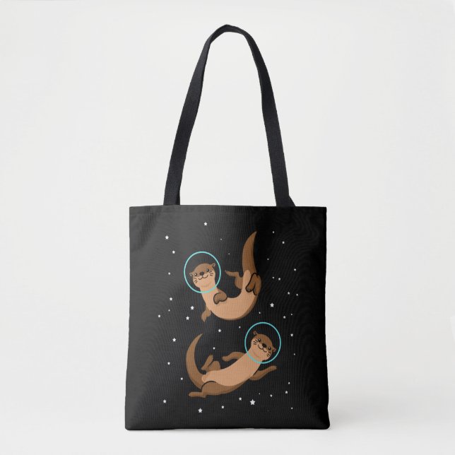 Bolsa Tote Otter Astronauta Gift Kids Otter Gift Space Otter (Frente)
